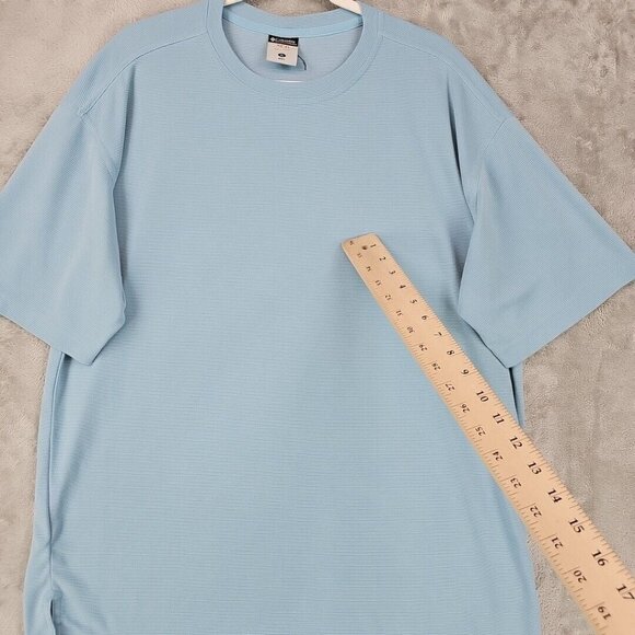 Columbia XCO T-Shirt Mens Size XL Blue Modal Blend Lightweight Outdoor Acitve - Picture 3 of 9